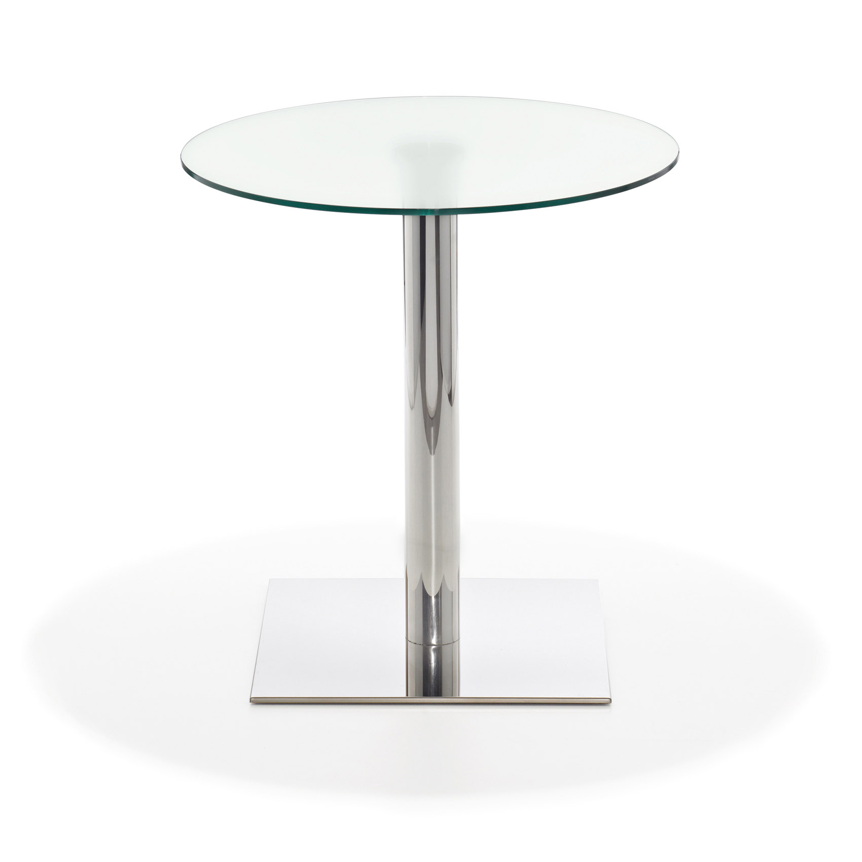 Paolo seatingtable with frosted glass top Ø 60 cm Paolo seatingtable with frosted glass top Ø 60 cm